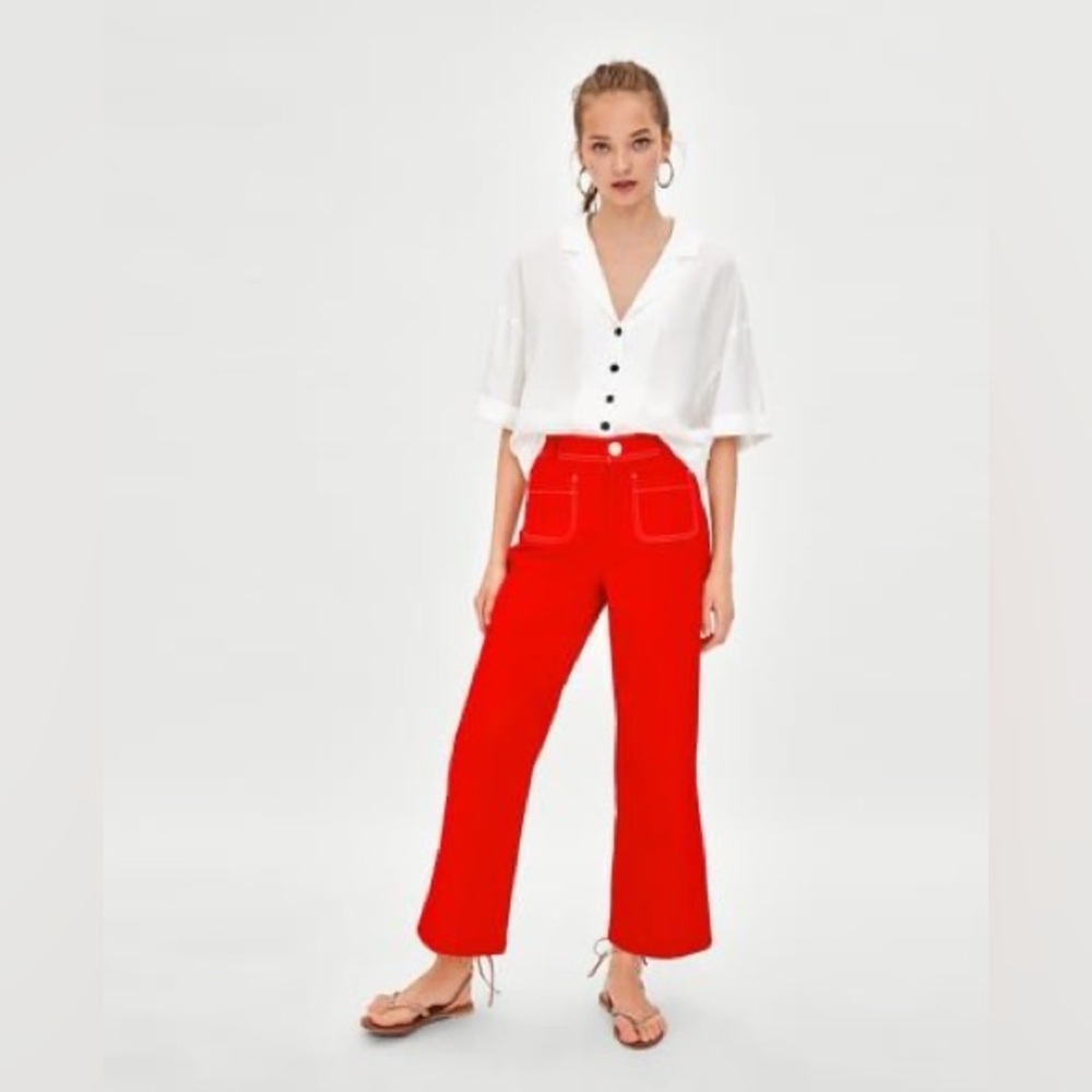 White Loose Fitted Blouse